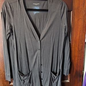 Eileen Fisher grey cardigan